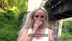 Play A Horny Girl Next Door Gets Her Panties Pushed Aside for a Steamy Public Fuck in the Middle of Nowhere