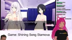 تشغيل شاهد VTuber LewdNeko وهو يلعب Shining Song Starnova Aki Route Part 3 في هذا البث المباشر للهنتاي المثير