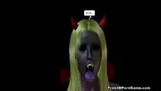 Oynat Wily 3d brunet bebek sahne dışında ciddi bir sashay emme